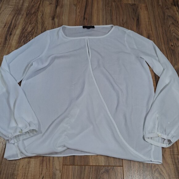 banana Republic long sleeve white shirt size medium - Picture 4 of 4